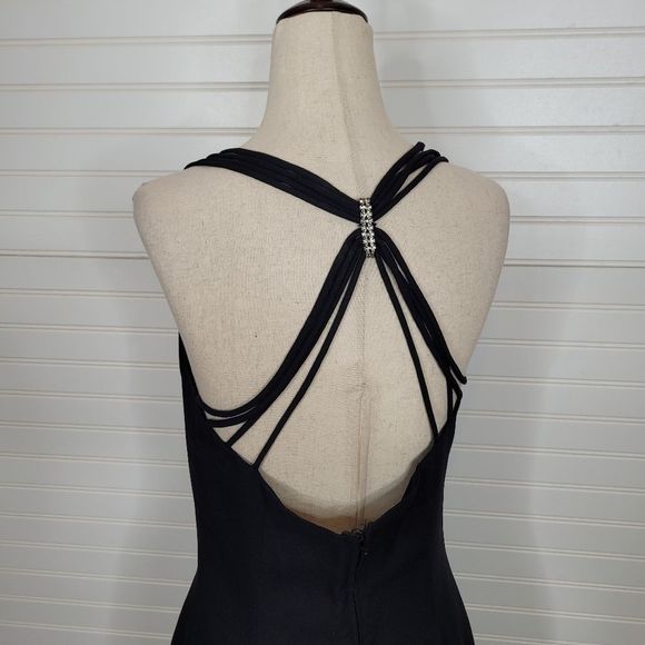 BETSEY & Adam Black Cocktail Fit & Flare Mini Dress - Picture 4 of 11